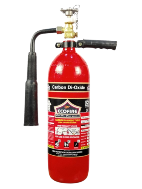 Eco Fire CO2 Type Fire Extinguisher In Capacity 2 kg